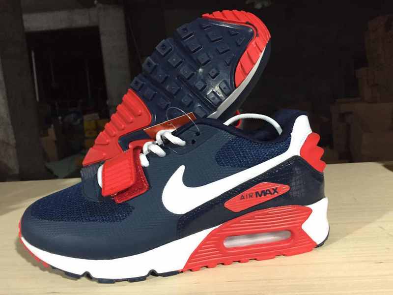 Nike Air Max 90 Monster Blue Red Sneaker - Click Image to Close